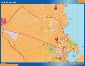 Dar Es Salam Map
