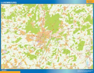Luxembourg Map