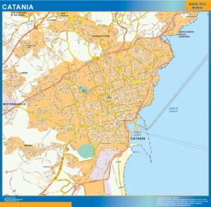 Catania city in Italy