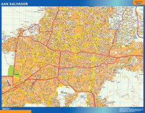 San Salvador Map
