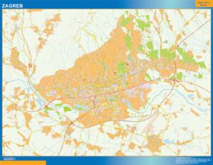 Zagreb Map