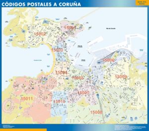 Zip codes A Coruna