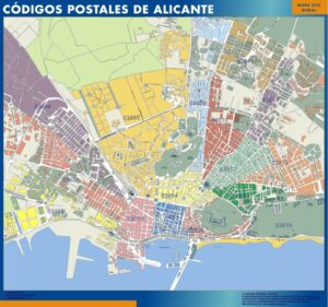 Zip codes Alicante