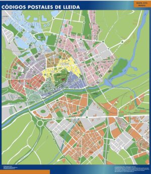 Zip codes Lleida