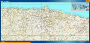 Asturias relief