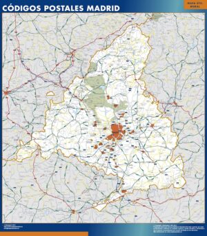 Community of Madrid postal codes
